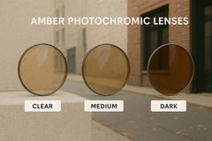 Photochromatic Lens with Blue Light Filter.