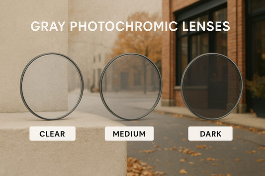 Photochromatic Lens with Blue Light Filter.